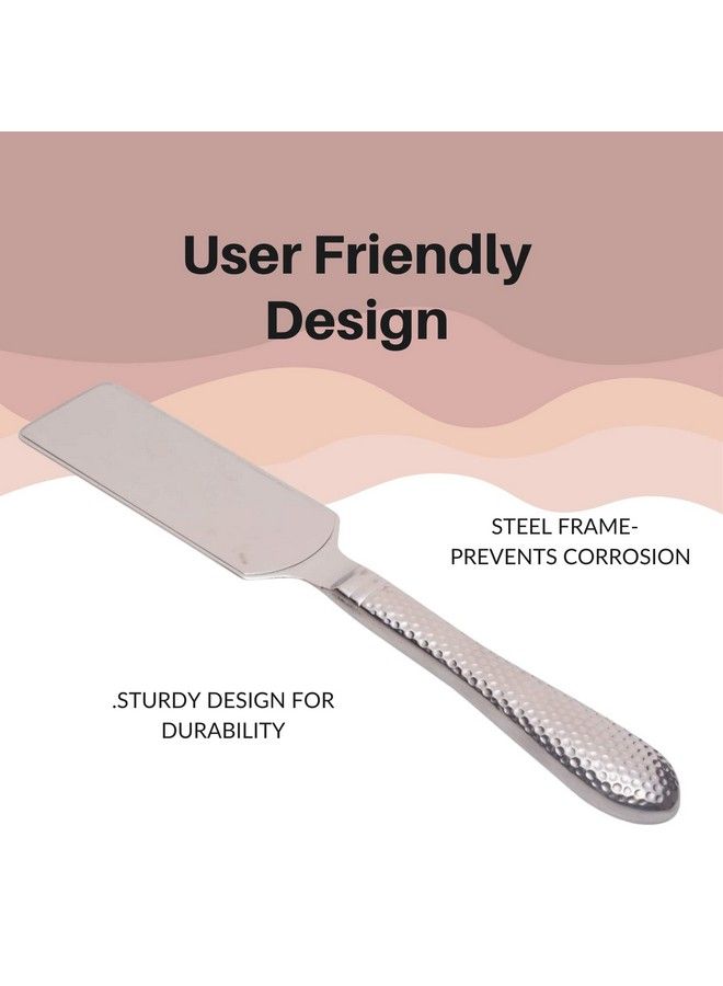 Professional Stainless Steel Lazer Foot Scraperfiler For Hard N Dead Skin Callus Removal Pedicure Foot Scrubber Men N Women