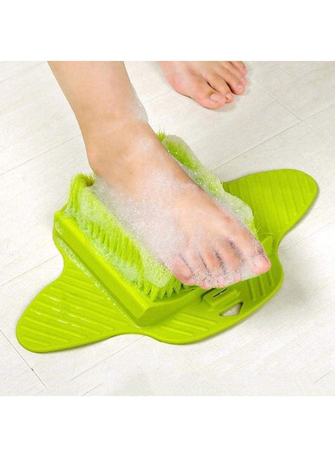 1 Pcs Silicone Foot Scrubber For Dead Skin At Bathroom For Women Men Scrubber Bath Mat For Shower With Nonslip Suction Cups For Dead Skinanti Slip Foot Washing Brush(Multicolour/Medium)