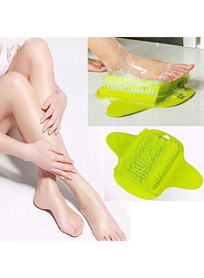 1 Pcs Silicone Foot Scrubber For Dead Skin At Bathroom For Women Men Scrubber Bath Mat For Shower With Nonslip Suction Cups For Dead Skinanti Slip Foot Washing Brush(Multicolour/Medium)