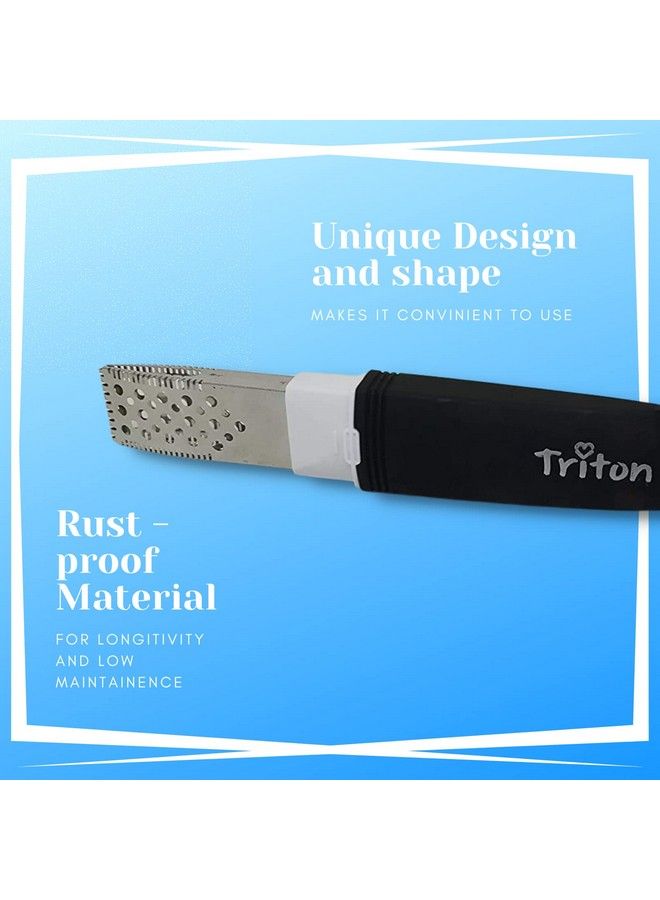 Professional 3 In 1 Foot Scraper For Pedicure Foot Filer For Hard N Dead Skin Removing Callus Remover For Feet Foot Scrubber For Women N Men