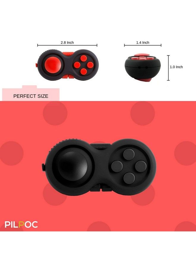 Fidget Pad Fidget Controller Toy For Highly Increased Focus Reduced Stress Anxiety Adhd Clicker Fidget Clicker Controller Fidget Toy Fidget Remote Control Kids Toy Controller Sensory