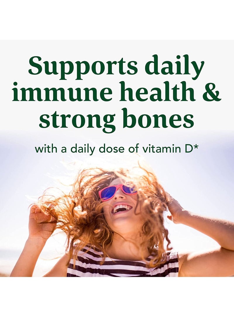 Vitamin D3 2000 IU, 50 mcg Immune And Bone Support Supplement With Vitamin D3 - 90 Tablets