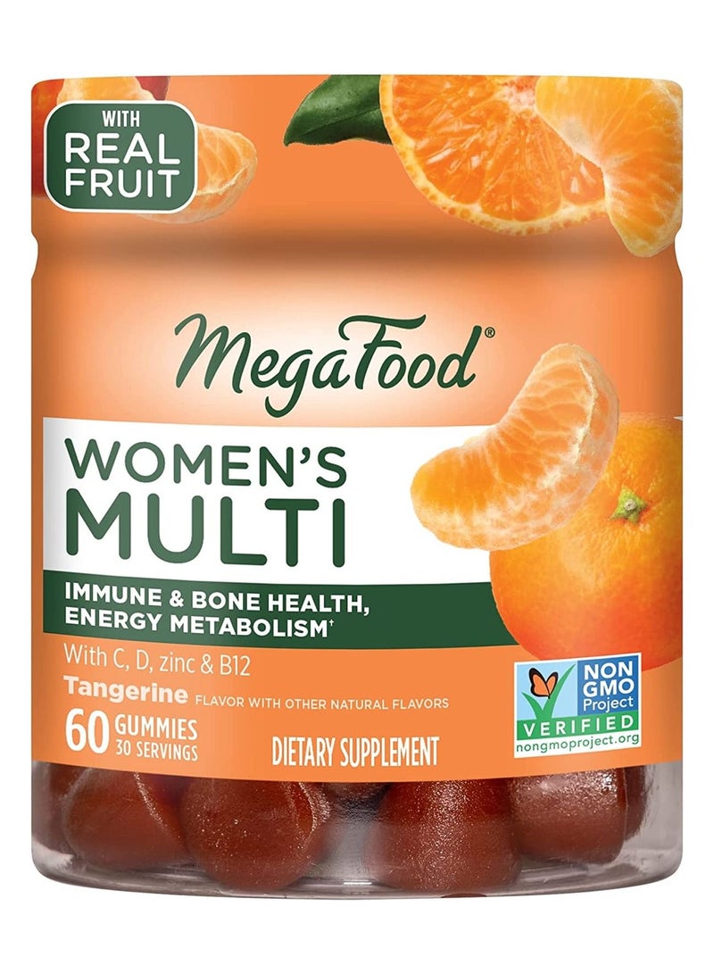 Women s Multi For Immune And Bone Health, Energy Metabolism - 60 Gummies, 30 Servings