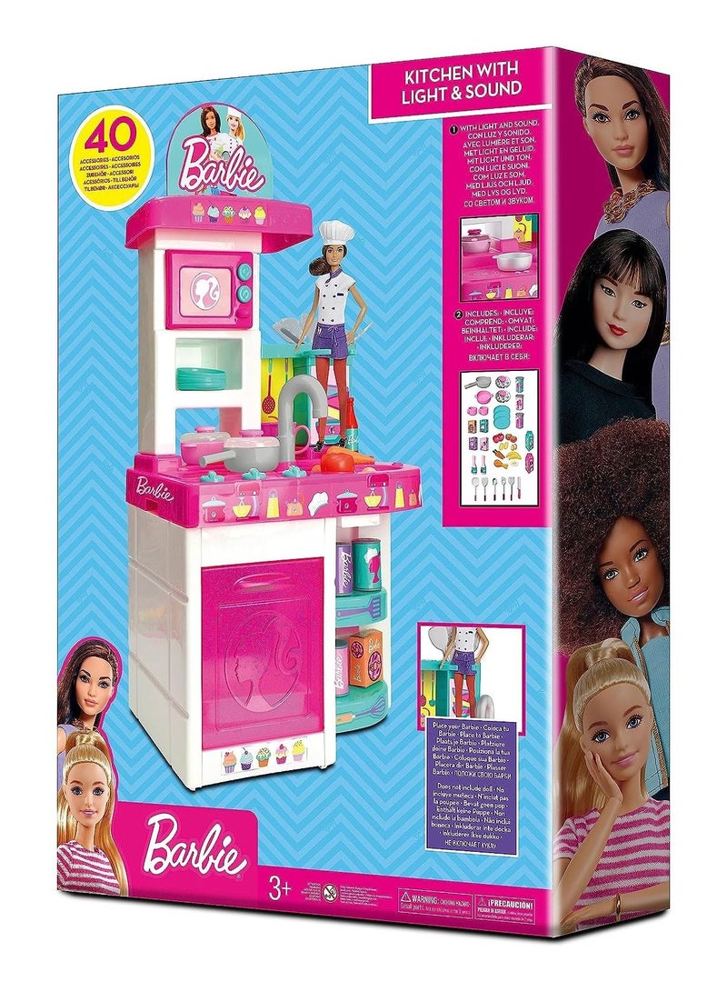 Barbie Kitchen with Light and Sound