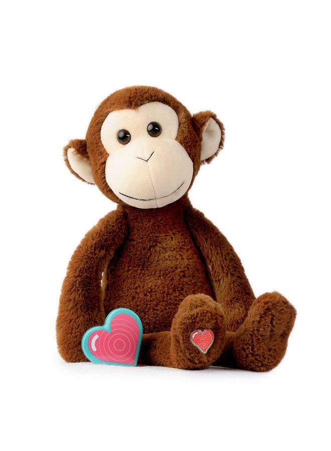 Recordable Stuffed Animals 20 Sec Heart Voice Recorder For Ultrasounds And Sweet Messages Playback Perfect Gender Reveal For Moms To Be Vintage Monkey