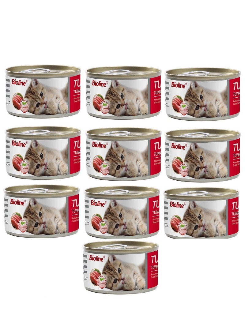 Tuna With Beef Cat Wet Food 10X80g