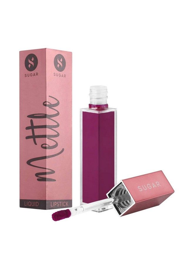 Mettle Liquid Lipstick 02 Vega (Deep Fuchsia) 7 Gms Creamy Lightweight Lipstick Lasts Up To 14 Hours