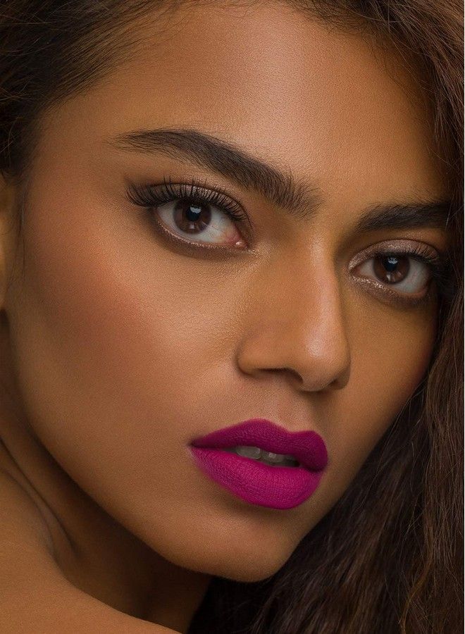 Mettle Liquid Lipstick 02 Vega (Deep Fuchsia) 7 Gms Creamy Lightweight Lipstick Lasts Up To 14 Hours