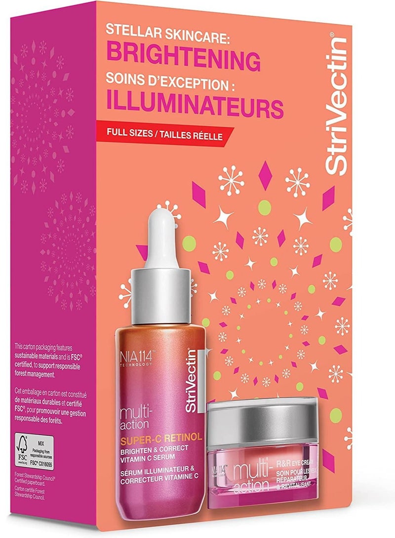 Holiday 2021 Stellar Skincare Brightening Multi Action Duo