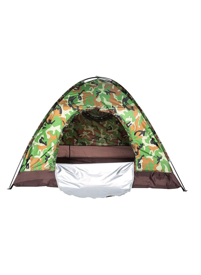 Waterproof windproof ultraviolet-proof outdoor travel camping 2-3people camouflage multifunction rainning proof tent.