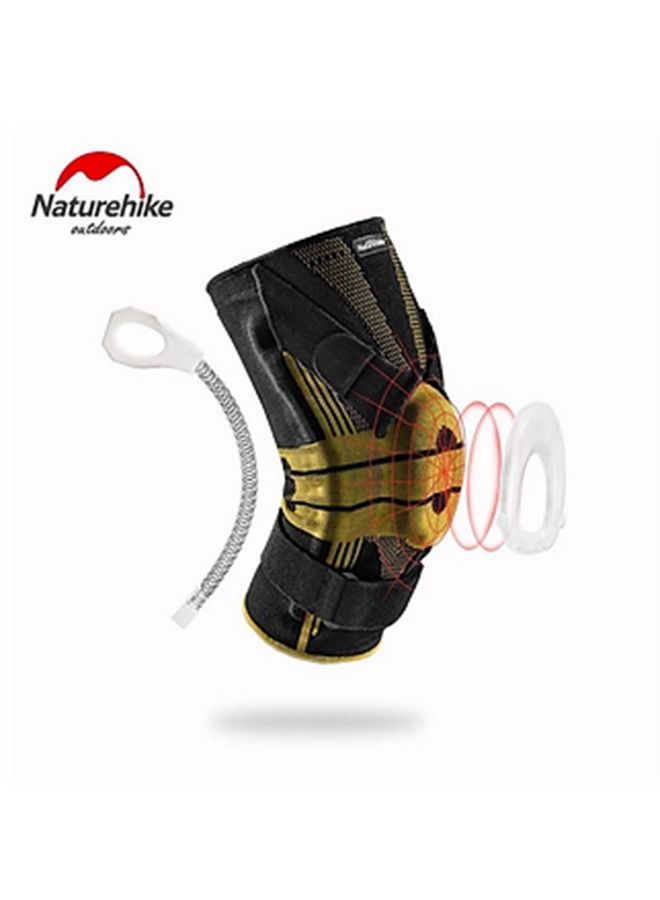 HJ K01 Wing Professional External Stabilized Patella Knee Brace Yellow/M