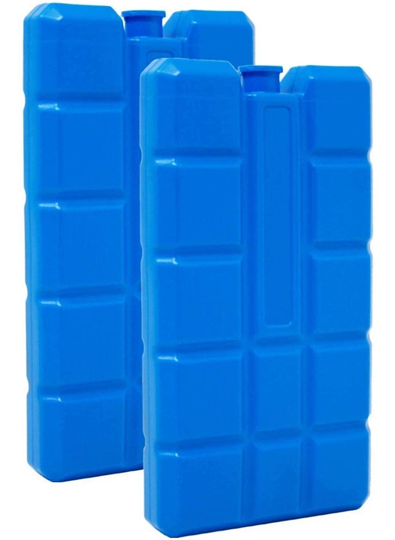 Reusable Ice Packs for Lunch Boxes or Coolers Ice Pack Bricks Freezer Blocks Freezer Packs (Pack of 2)