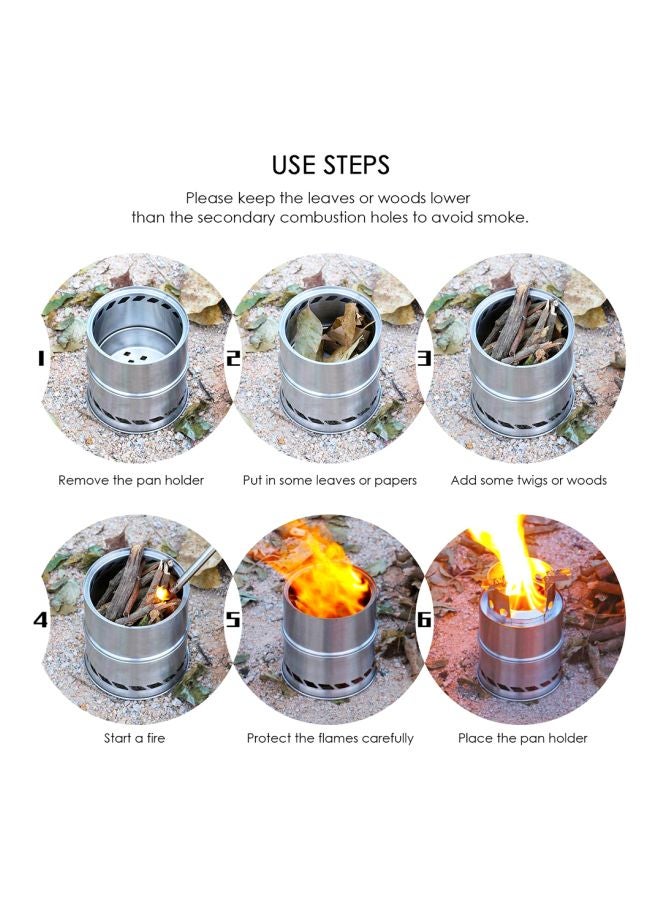 Stainless Steel Foldable Camping Stove