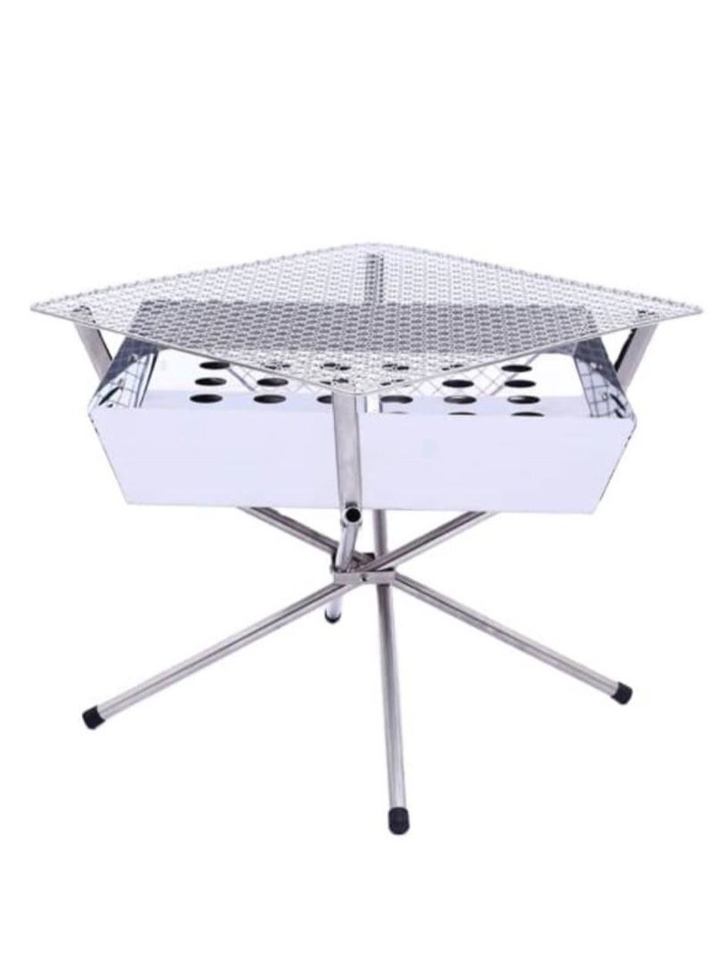 Portable Camping BBQ Charcoal Grill Stove Folding Fire Grill Stove