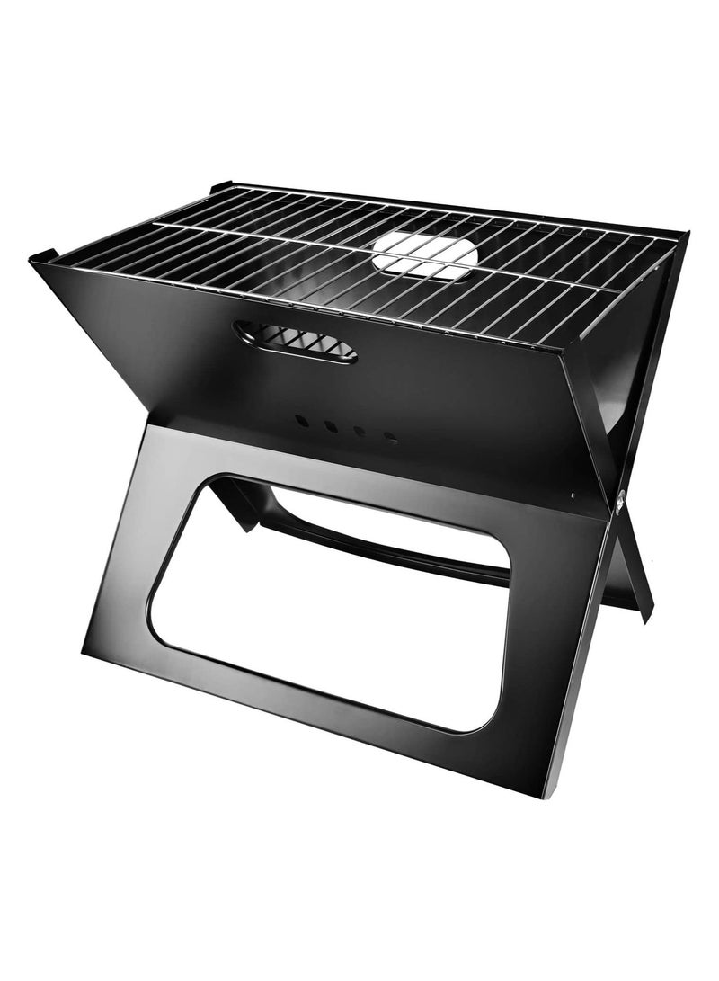 Foldable Grill for outdoor places black