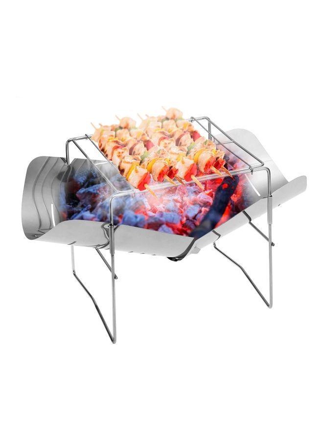 Portable Wood Burning BBQ Grill Stove One Size