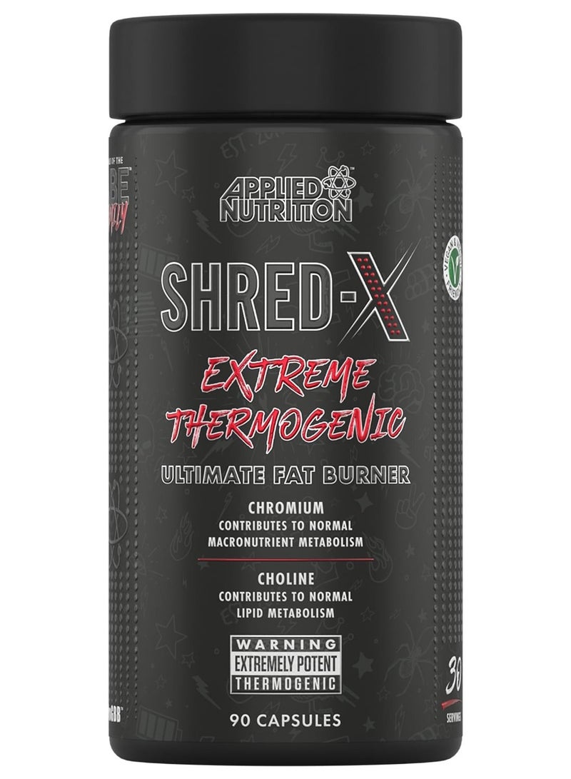 Applied Nutrition Shred X Extreme Thermogenic, 90 Capsules