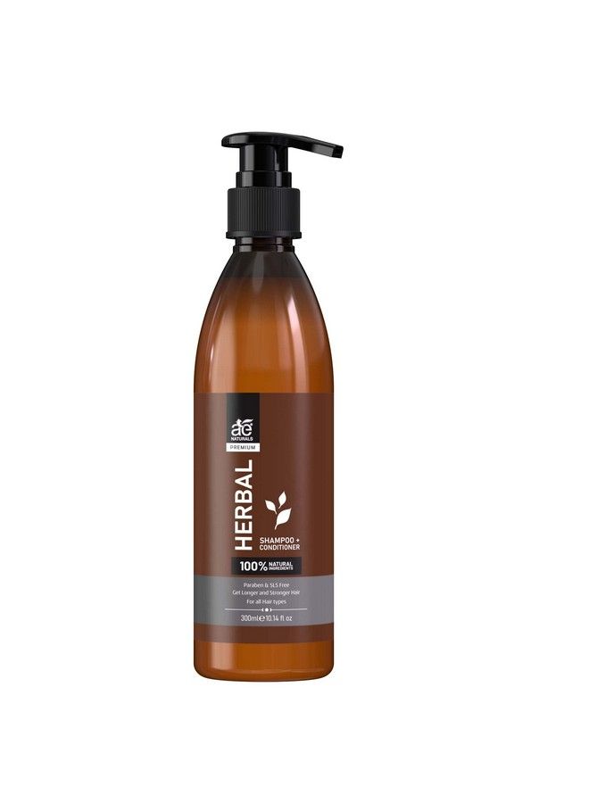 Herbal Herbal Shampoo With Conditioner 2 In 1 300Ml For Dry And Frizzy Hair Its Nurture And Nourish Hair From Roots And Controls Dandruff.