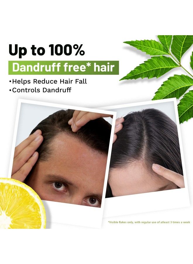 Ayurvedic Anti Dandruff Shampoo 500Ml ; Neem + Lemon ; Helps Reduce Hairfall ; Controls Dandruff