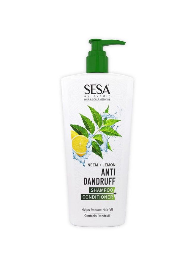 Ayurvedic Anti Dandruff Shampoo 500Ml ; Neem + Lemon ; Helps Reduce Hairfall ; Controls Dandruff