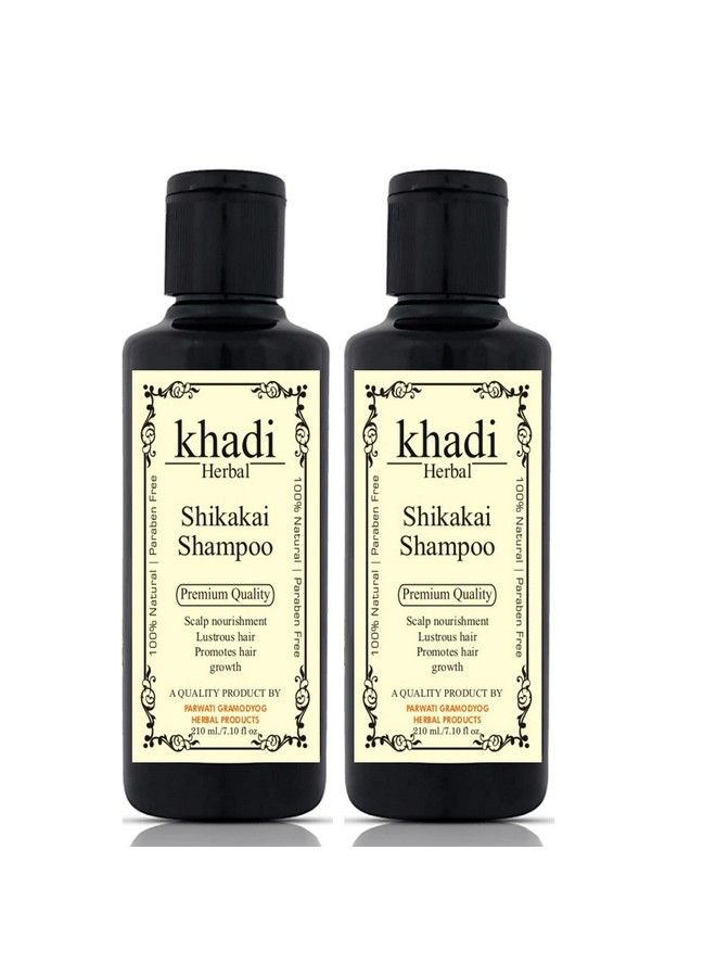 Shikakai Shampoo For Shining Hair Antidandruff Strong And Long Hair Black Color (420Ml)