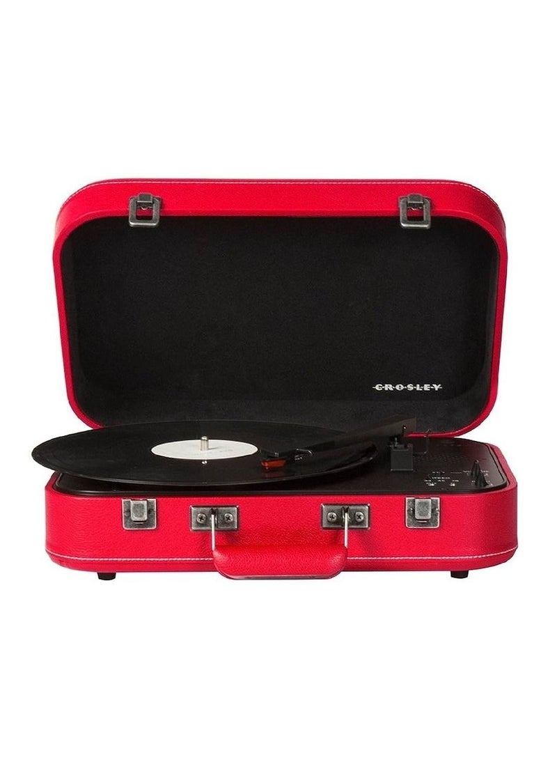 Crosley Coupe Bt Turntable for All Devices Red