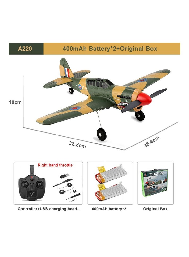 A220 Remote Control Aircraft 2.4GHz RC Airplane RC Plane Ready to Fly with 6G/3D Stabilization System