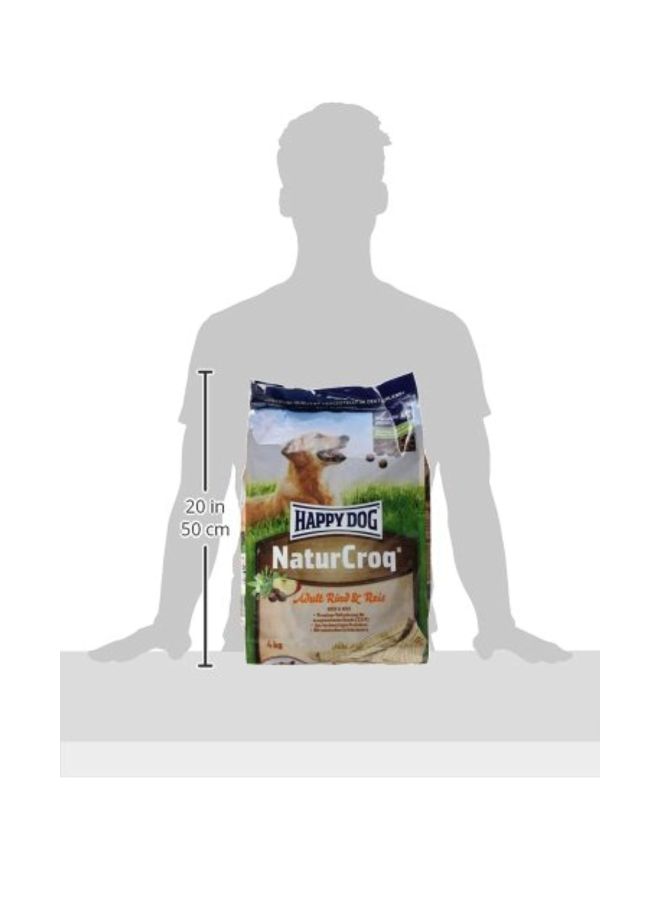 Natur Croq Beef And Rice Dry Food 4kg