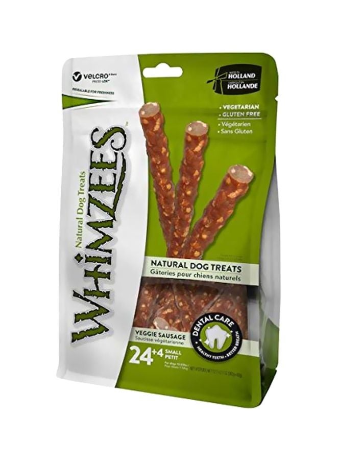 28-Piece Veggie Sausage Treat 420grams