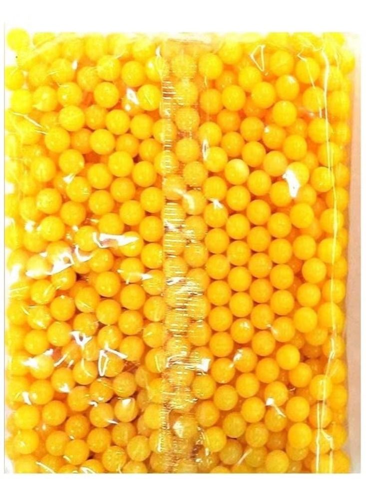 6 MM Plastic BB Bullets for Toy Guns & Air Gun (Yellow) 1000 pcs