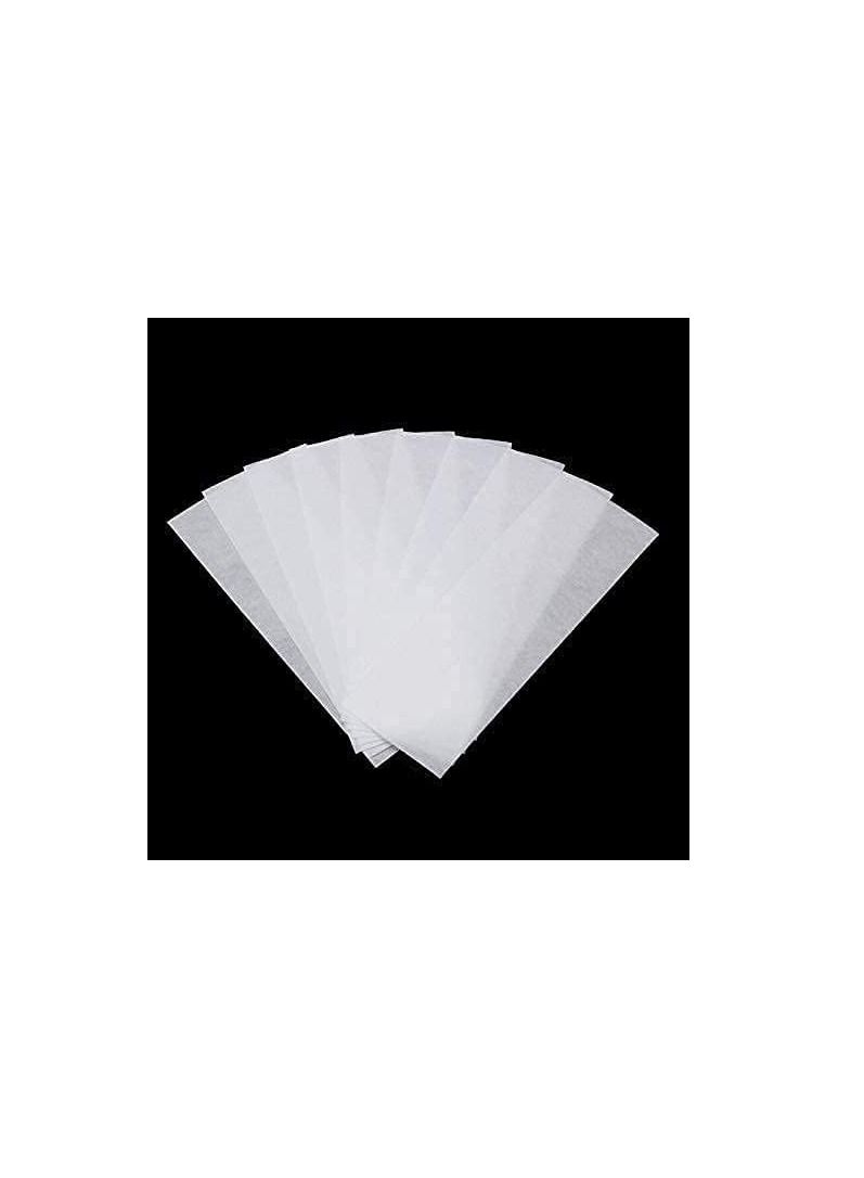 Depilatory Paper Non Woven Epilator Paper Depilatory Hair Removal Wax Strip WHITE 500 Pieces