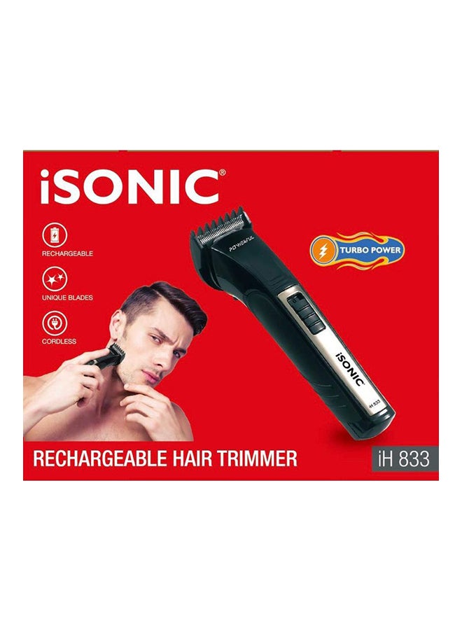 Rechargeable Hair Trimmer Black 17cm