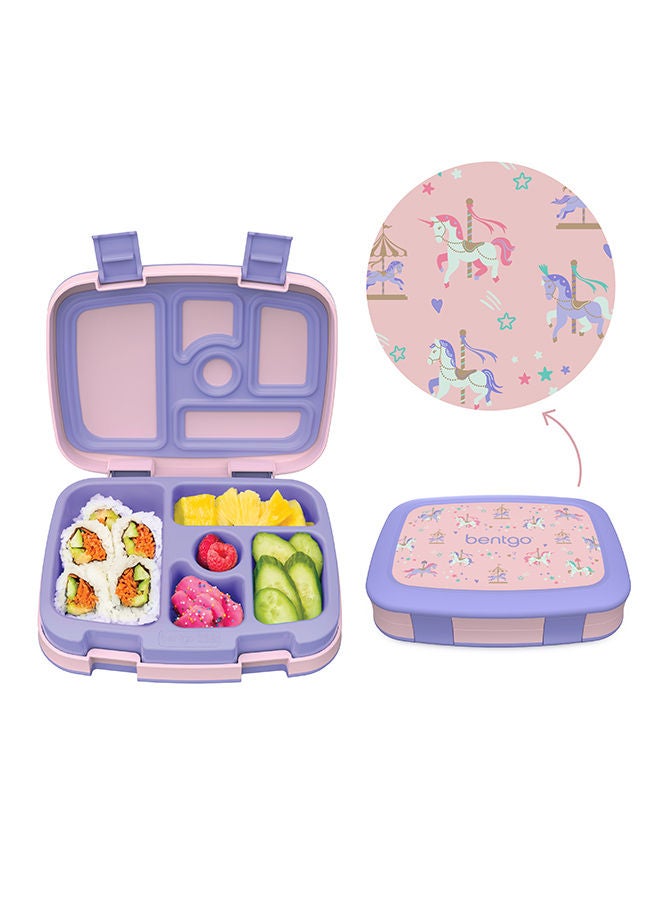 Kids Prints Lunch Box - Carousel Unicorns