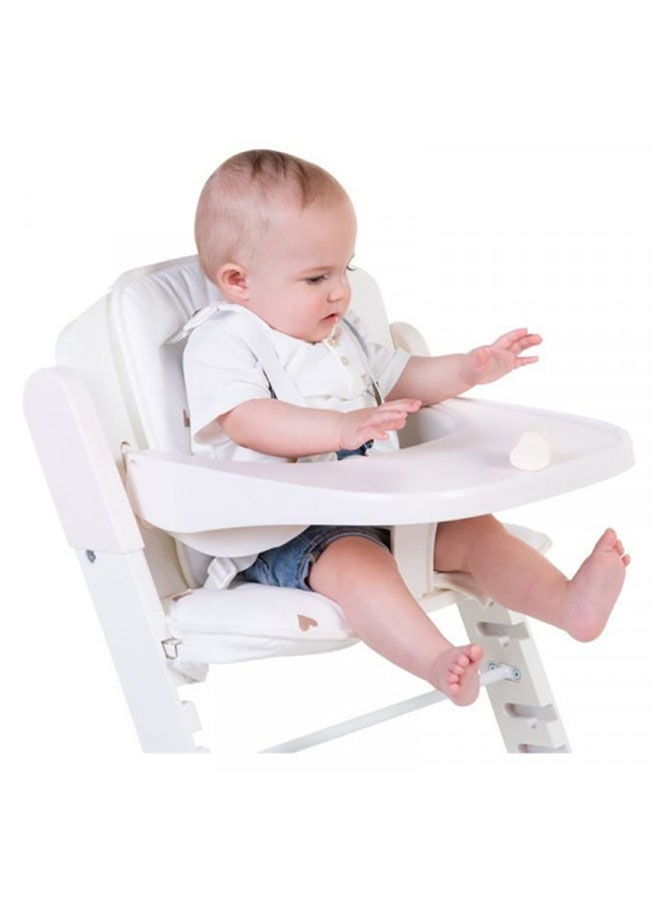 Cushion For Evosit High Chair, 100% Oekotex Cotton Jersey, Jersey Hearts