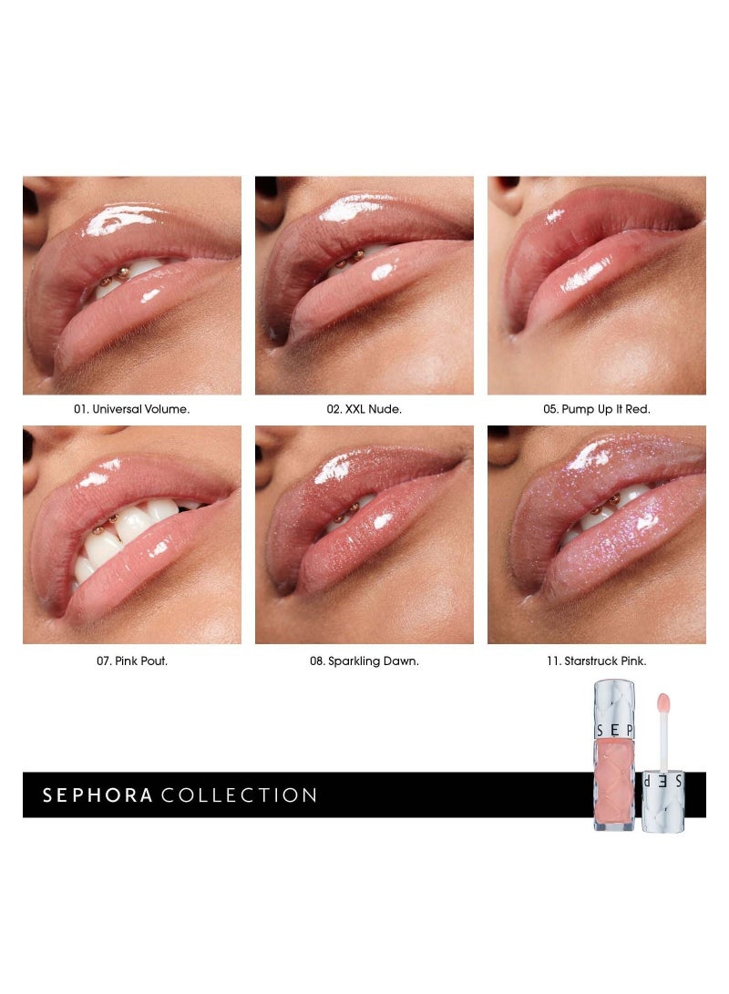 SEPHORA COLLECTION Outrageous Plump Effect Gloss 02. XXL Nude (5ml)