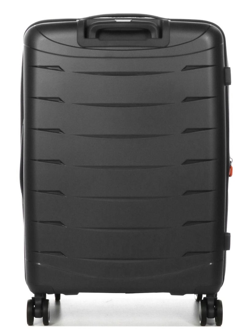 Furano 2 PP Hard Expandable Suitcase Luggage Trolley 66 cm Medium Charcoal
