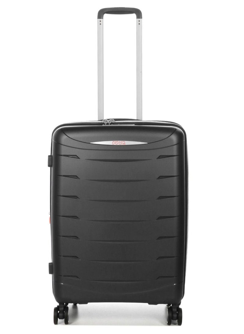 Furano 2 PP Hard Expandable Suitcase Luggage Trolley 66 cm Medium Charcoal