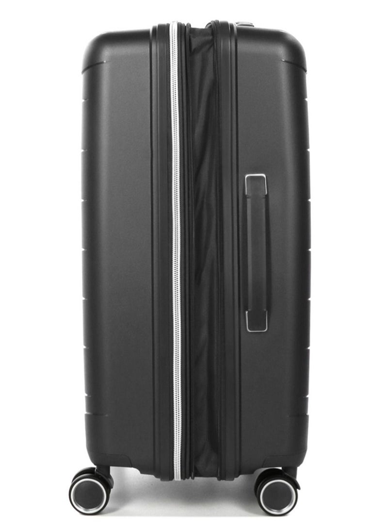 Furano 2 PP Hard Expandable Suitcase Luggage Trolley 66 cm Medium Charcoal