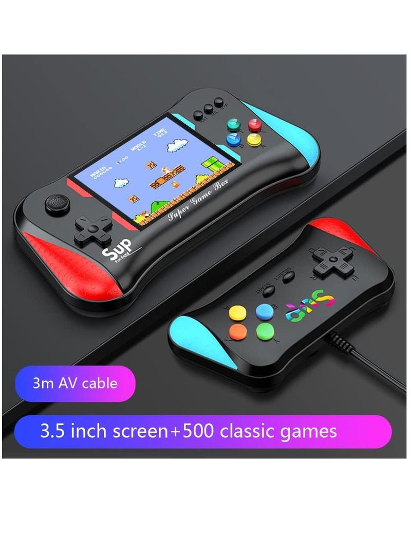 Handheld Game Console 3.5 Inch Video Game Players Retro SUP Game Machine Portable Mini Gamepad With 500 Classical Games