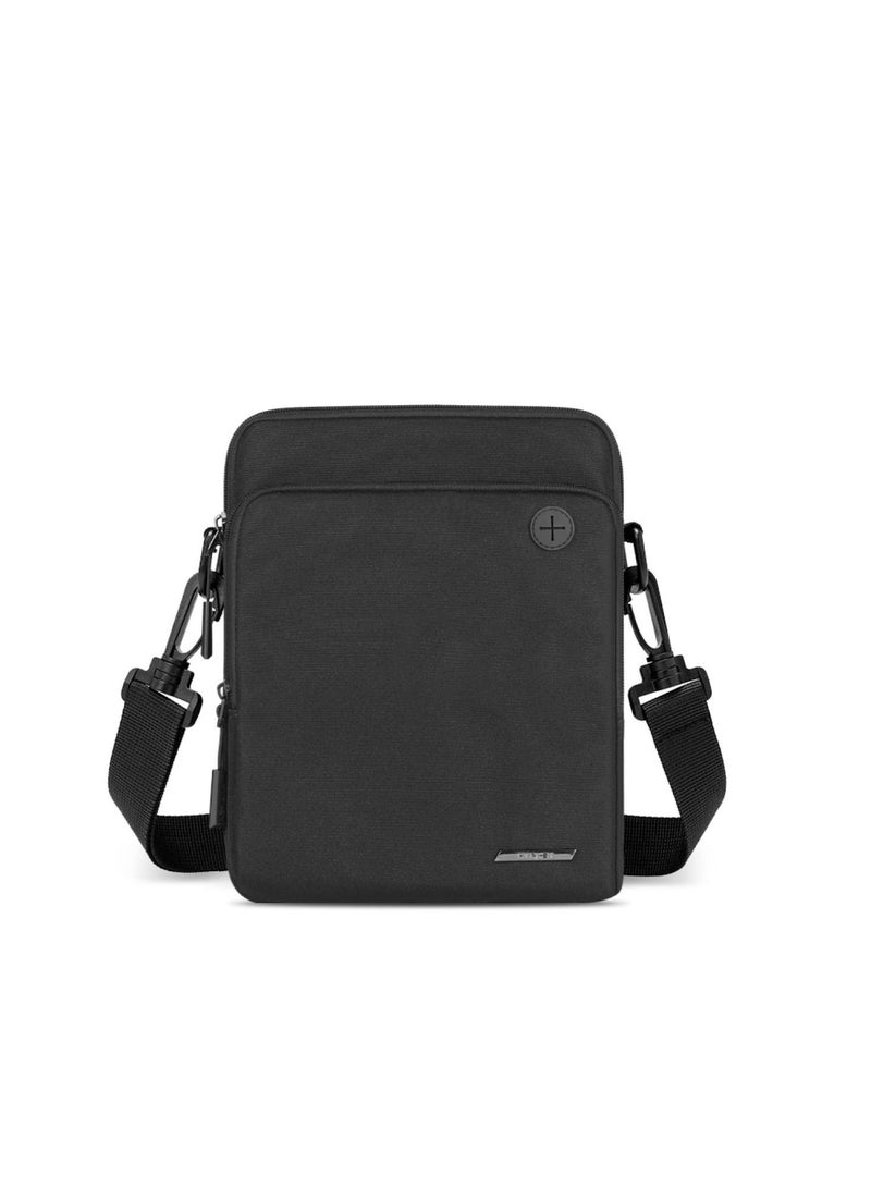 HYPHEN Sling Bag 203 - Black-large capacity,sling bag design,stylish and casual, microfiber interior,foam padding for extra protection