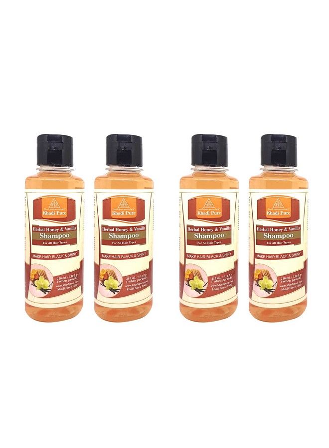 Herbal Honey & Vanilla Shampoo/Hair Cleanser 210 Ml (Pack Of 4)