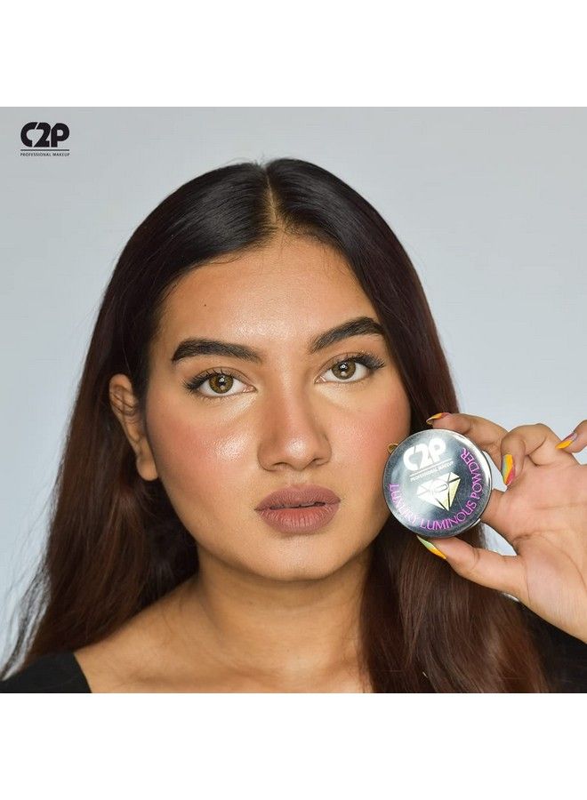 C2P Professional Make Up Hd Luxury Luminous Shimmer Powder Loose Highlighter For Glam Makeup Finish And Party Look (Fairest 03 13 Grams)