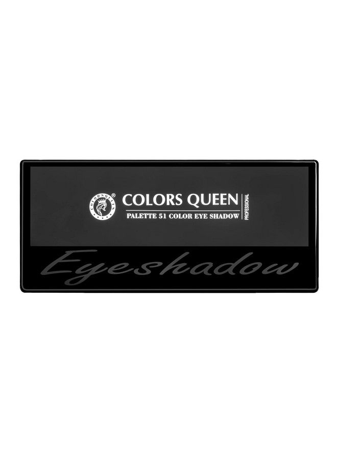 Ultra Pigmented 51 Colors Eyeshadow Palette With Brush ; Long Wearing & Easily Blendable Eye Makeup Palette ; Eyeshadow Palette With Matte Shimmery & Metallic Finish (Multicolor 01)