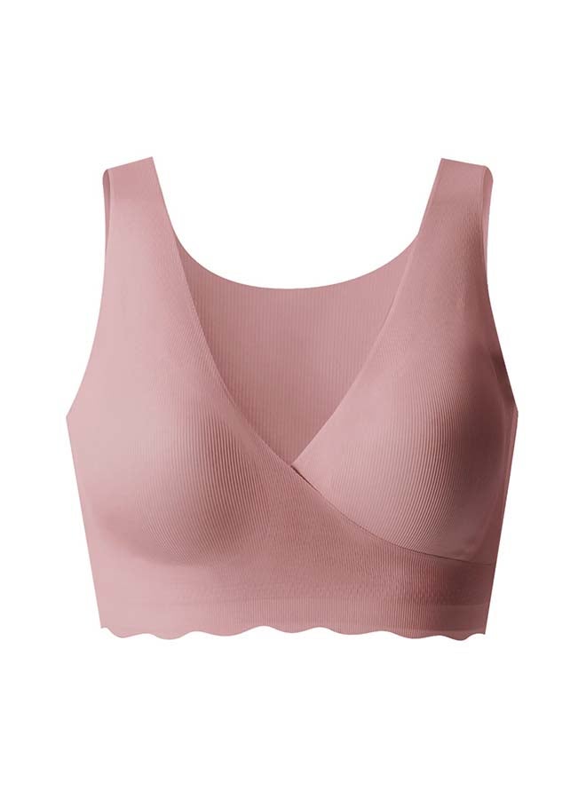 Maternity Cross-Fit Nursing And Sleep Bra (XXXL) - Brown