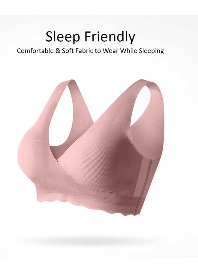 Maternity Cross-Fit Nursing And Sleep Bra (XXXL) - Brown