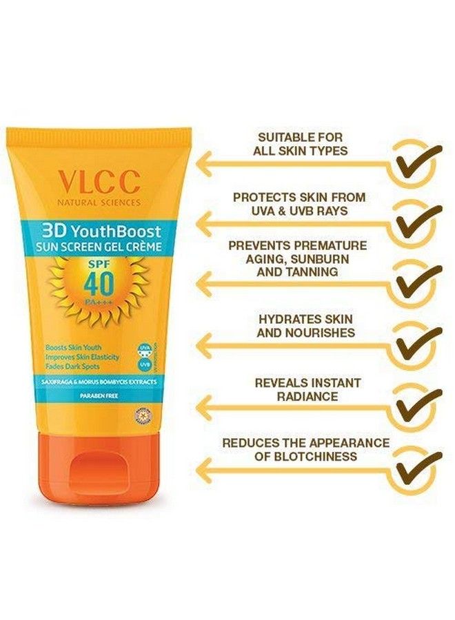 Sunscreen Spf 40100 Grams Gel