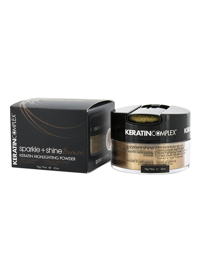 Fashion Therapy Sparkle + Shine Keratin Highlighting Powder - # Bronze 19ml/0.63oz