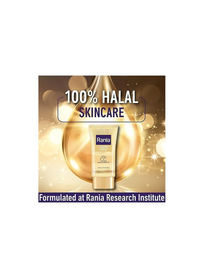 Rania Youth Gold Lifting CC Cream SPF50PA++IR with Vitamin C