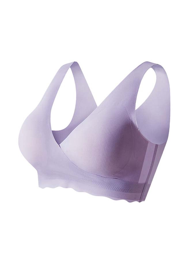 Maternity Cross-Fit Nursing And Sleep Bra (XXL) - Purple