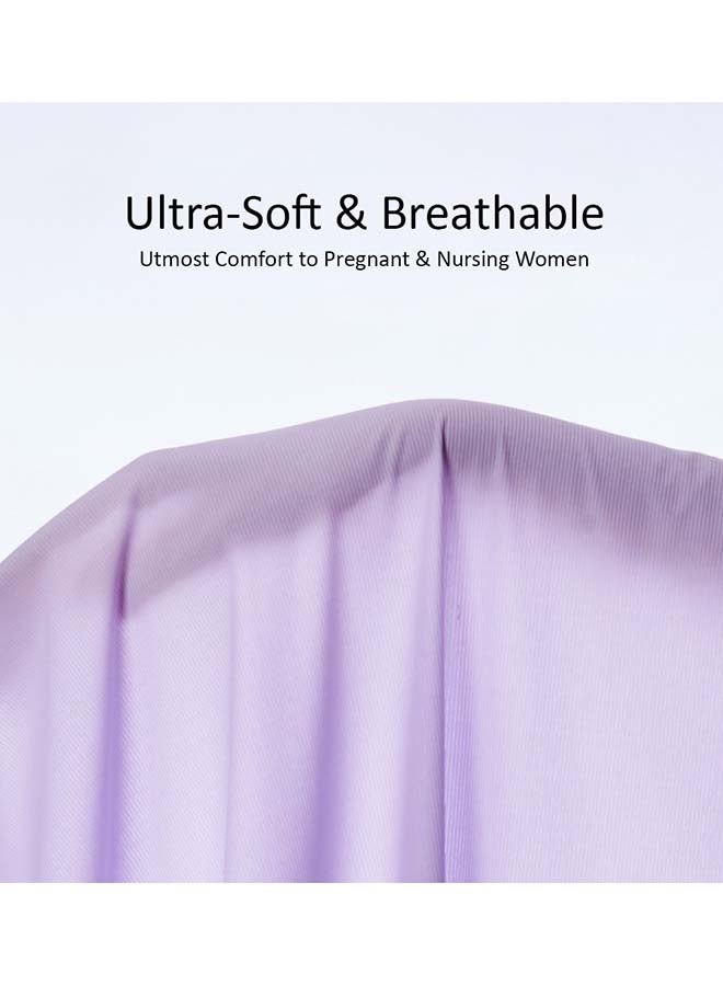 Maternity Cross-Fit Nursing And Sleep Bra (XXL) - Purple